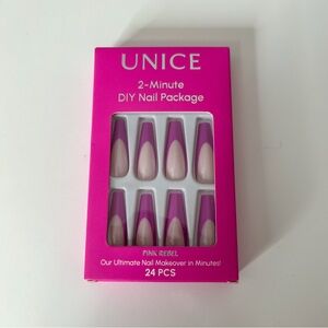 Unice Vibrant Pink Nail Kit.